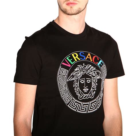 t shirt versace uomo outlet|authentic Versace shirts.